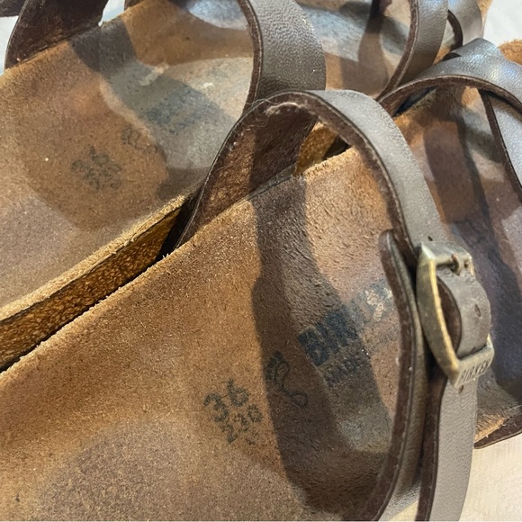 Birkenstock Mayari Brown Bronze Sandals 230 EU Size 36 Cork Shoes - Picture 4 of 10